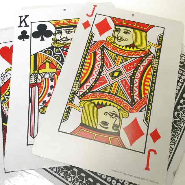 PLAYING CARDS, Oversized 27cm x 42cm 